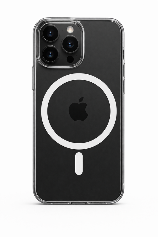iPhone 16 Pro Max Uyumlu MagSafe Sararmaz Şeffaf Kılıf