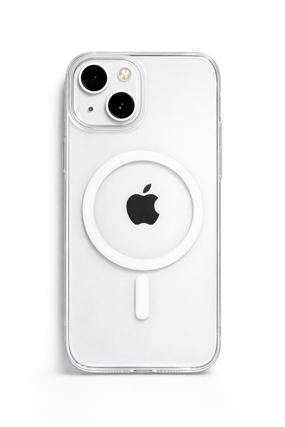 iPhone 13/14 Uyumlu MagSafe Sararmaz Şeffaf Kılıf