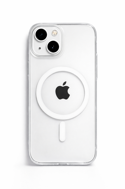iPhone 13/14 Uyumlu MagSafe Sararmaz Şeffaf Kılıf