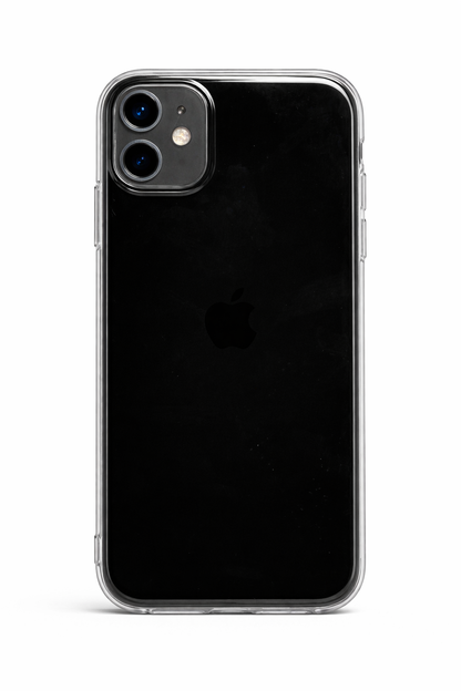iPhone 11 - Sert Mika Şeffaf SARARMAZ İnce Altı Kesik Premium Kılıf