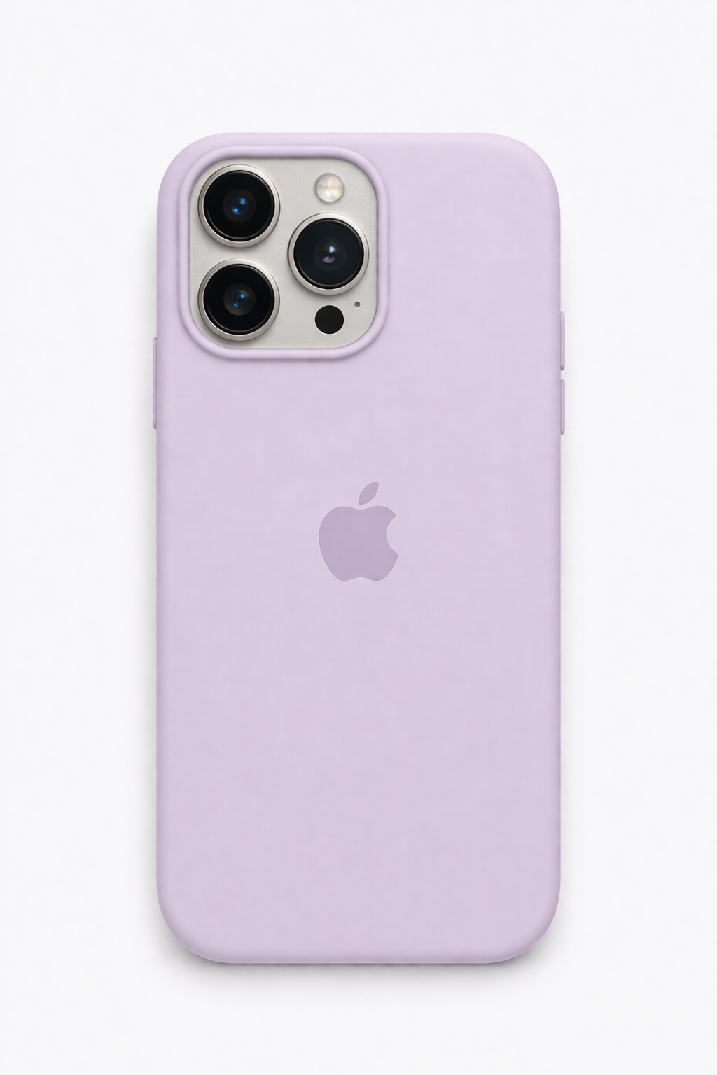 Apple iPhone Açık Mor Premium Dokulu Silikon