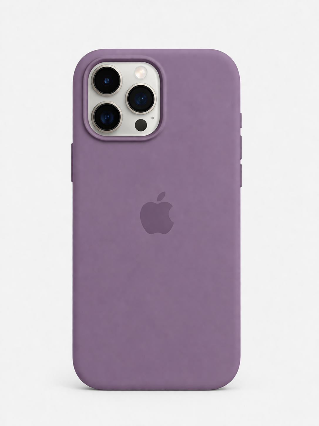 Apple iPhone Leylak Rengi Premium Dokulu Silikon