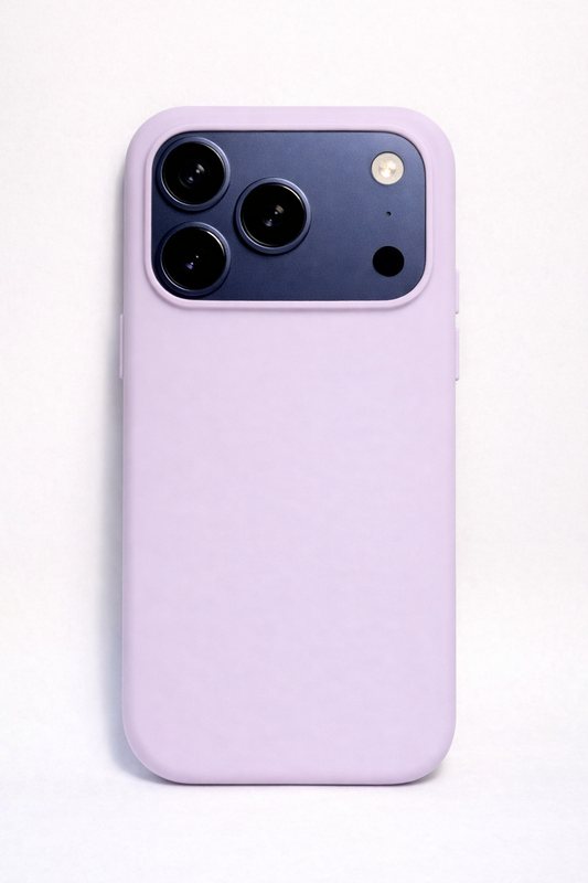 Apple iPhone Açık Mor Premium Dokulu Silikon