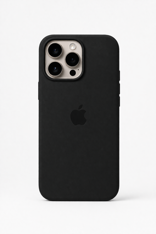 iPhone 15 Pro Max Uyumlu Premium Dokulu Silikon