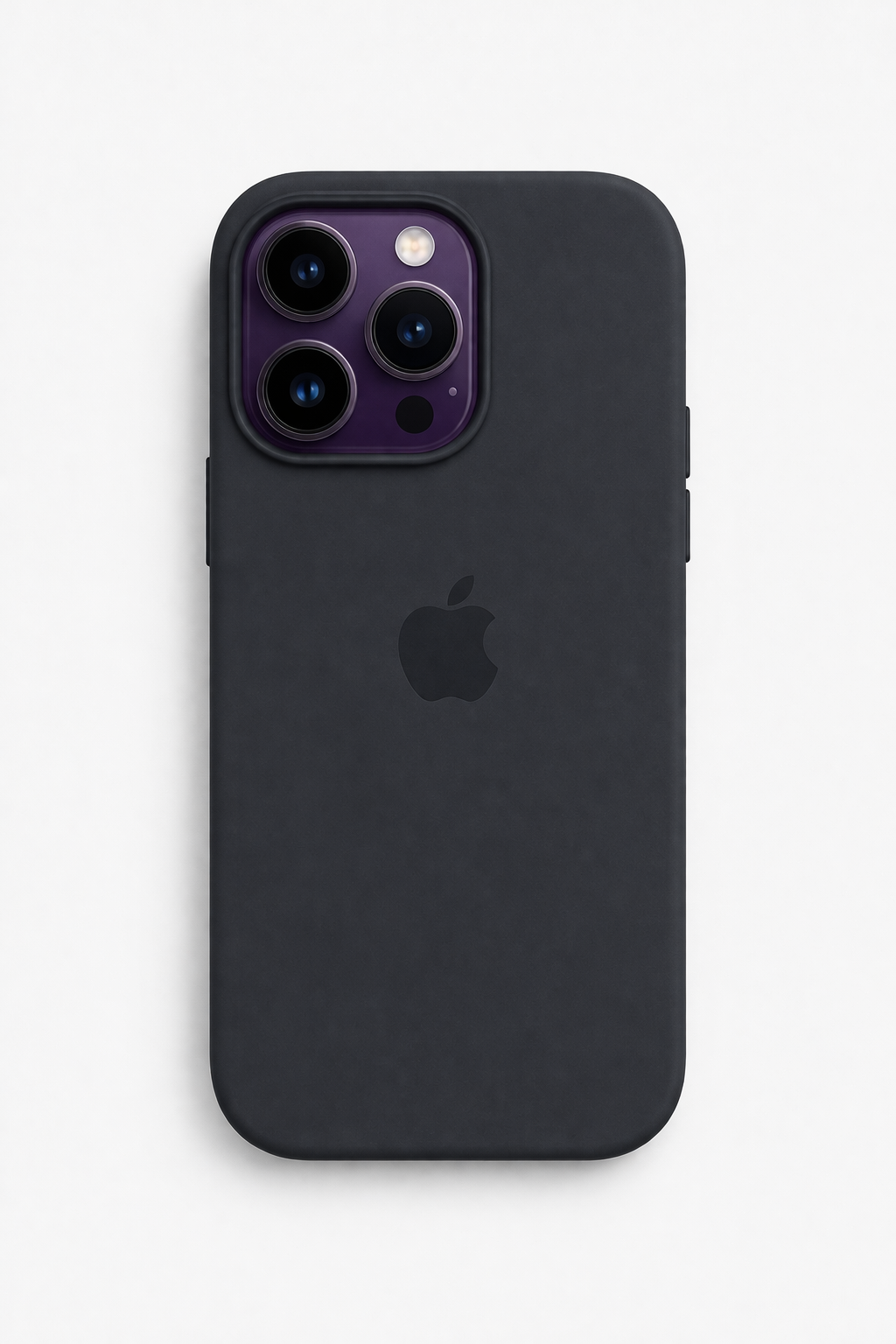 iPhone 14 Pro Max Uyumlu Premium Dokulu Silikon