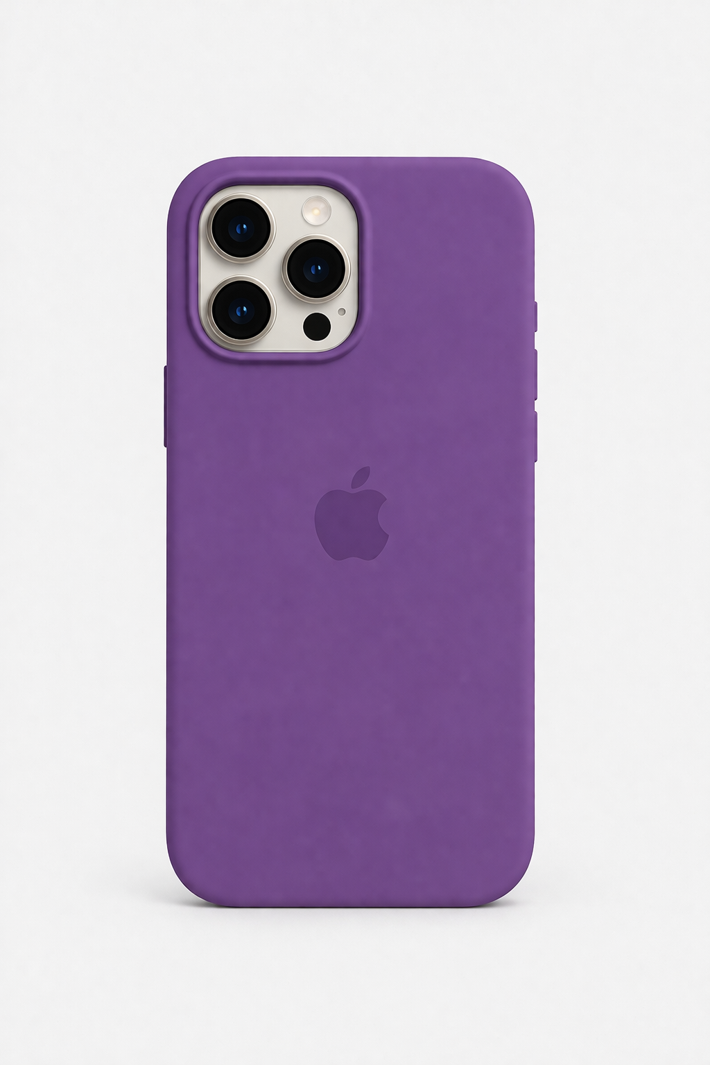 Apple iPhone Mor Premium Dokulu Silikon