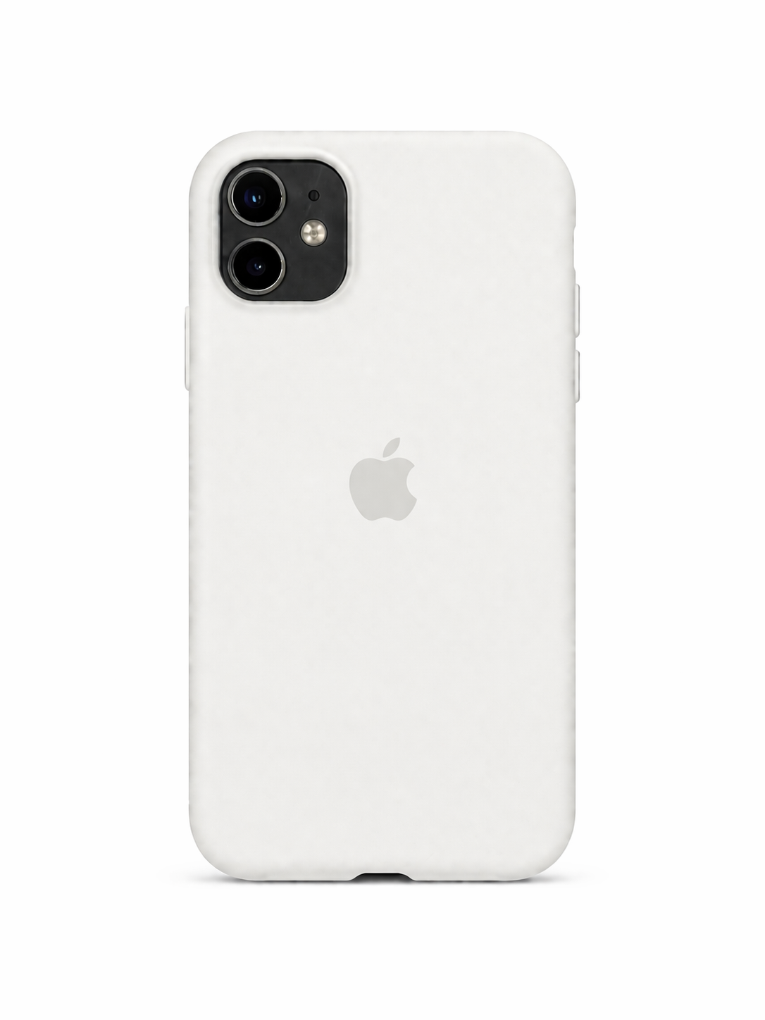 Apple iPhone Beyaz Premium Dokulu Silikon
