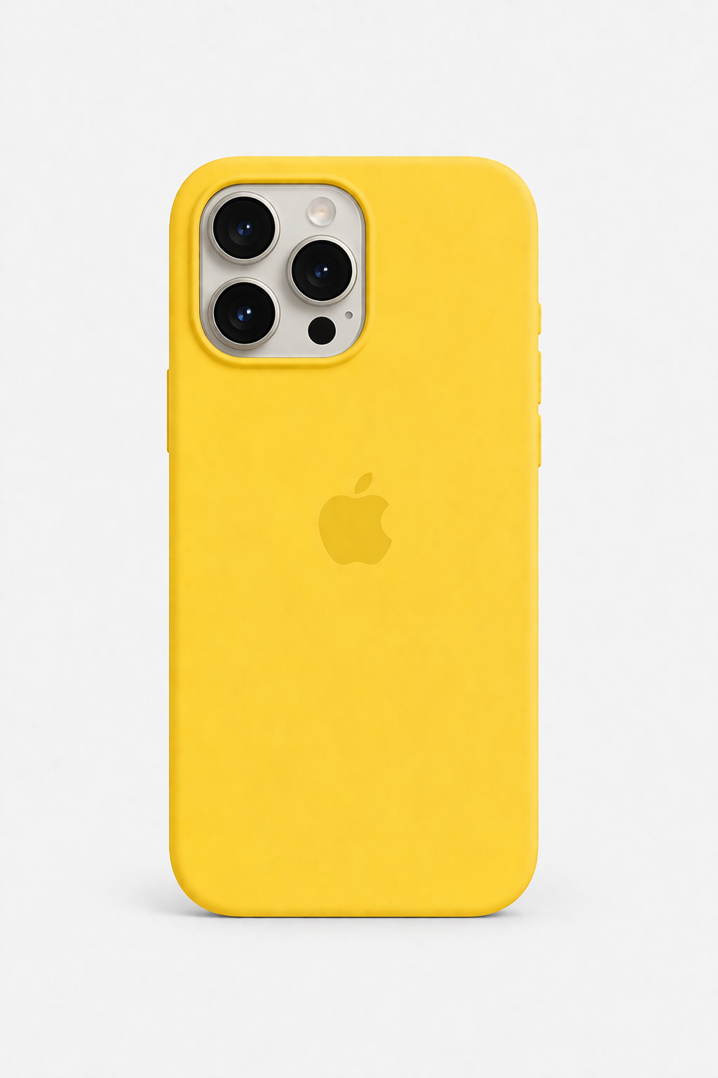 iPhone 15 Pro Max Uyumlu Premium Dokulu Silikon