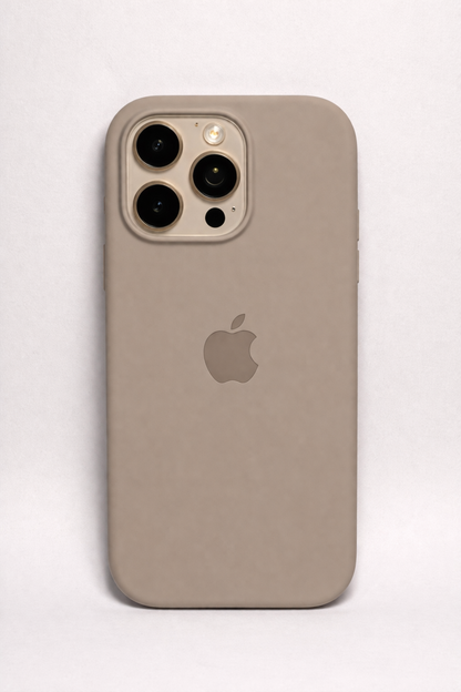 iPhone 16 Pro Max Uyumlu Premium Dokulu Silikon
