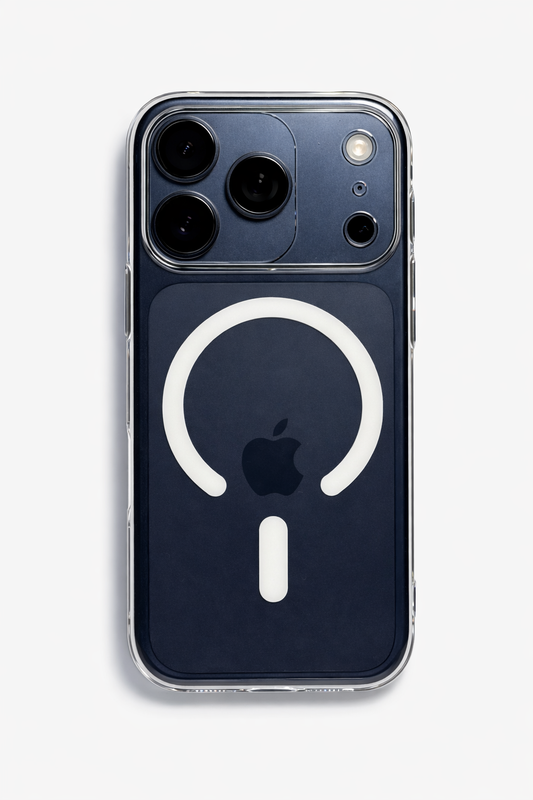 iPhone 17 Pro Uyumlu MagSafe Sararmaz Şeffaf Kılıf