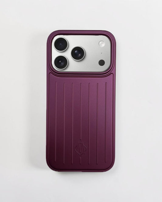 Voyage bordo valiz dokulu iPhone kılıfı