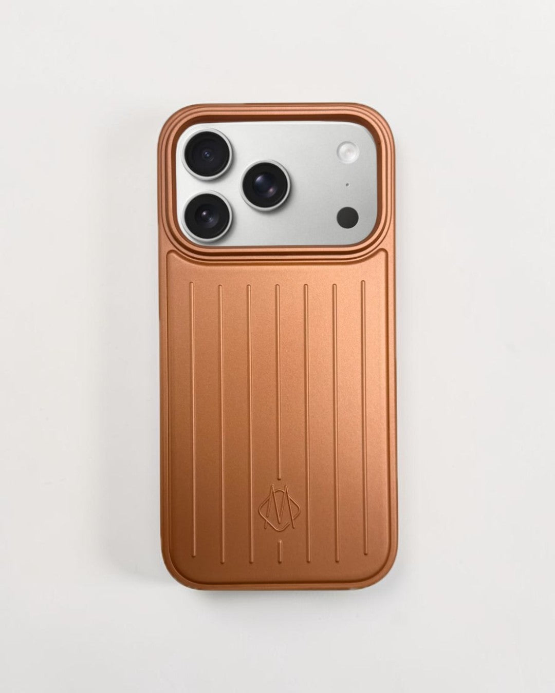 Voyage turuncu valiz dokulu iPhone kılıfı