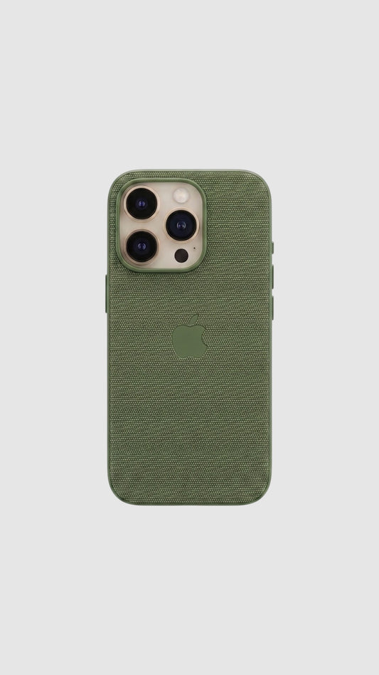 Apple iPhone Uyumlu Yeşil Tech Woven Kılıf